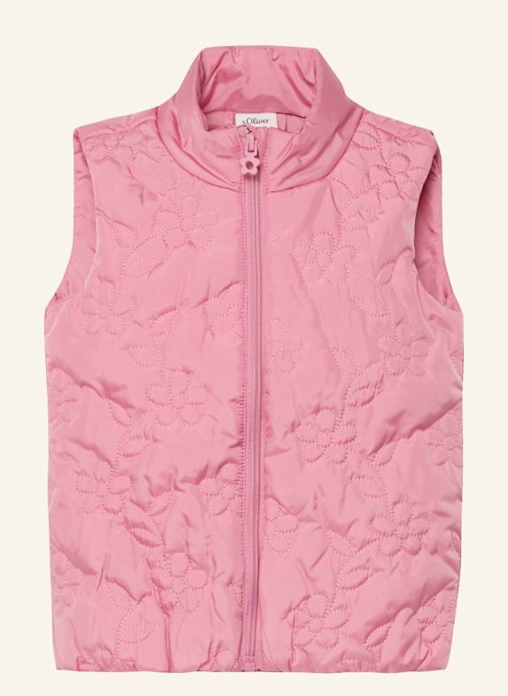 s.Oliver Outdoor-Weste PINK