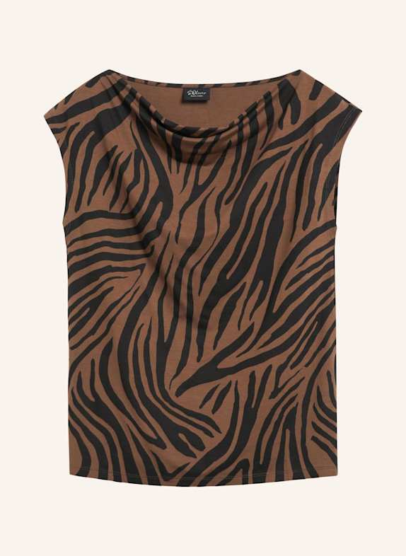 s.Oliver T-Shirt SCHWARZ