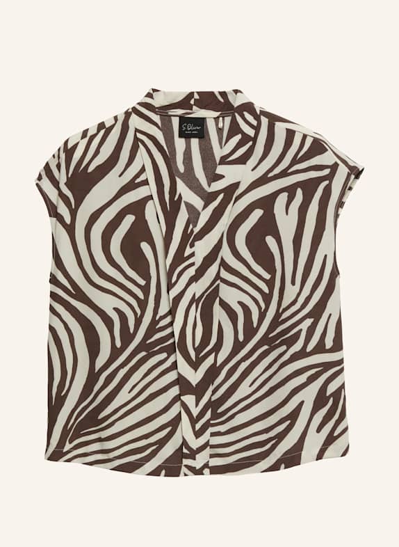 s.Oliver Bluse CREME/ BRAUN