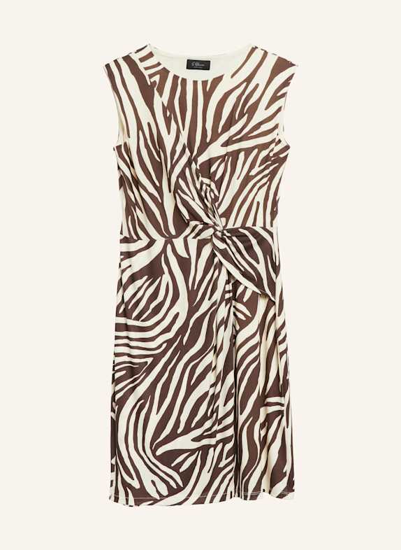 s.Oliver BLACK LABEL Jerseykleid CREME/ BRAUN