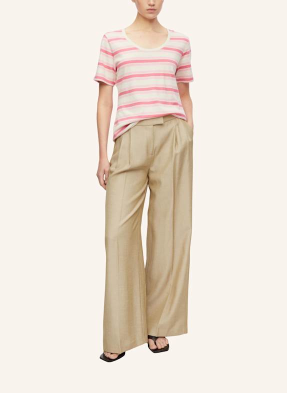 comma T-Shirt PINK/ BEIGE