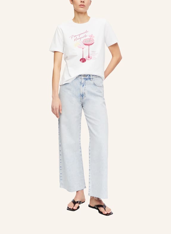 comma T-Shirt WEISS