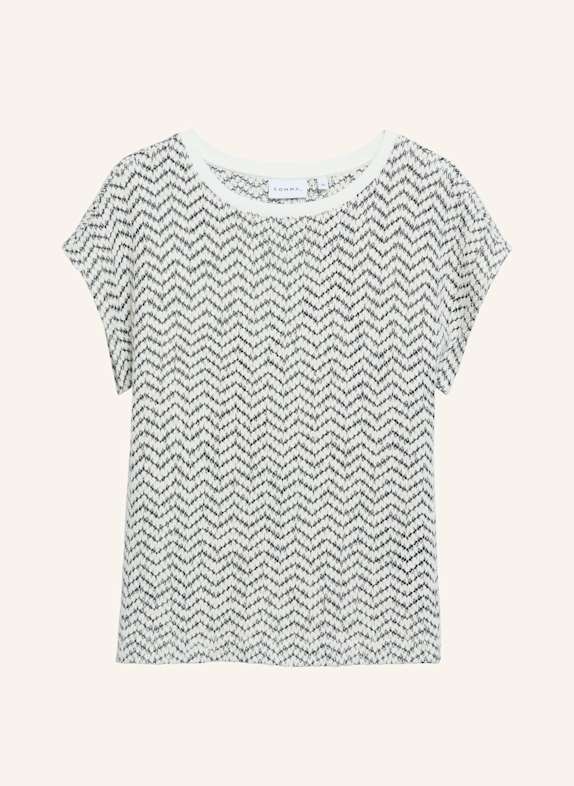 comma Sweatshirt SCHWARZ/ CREME