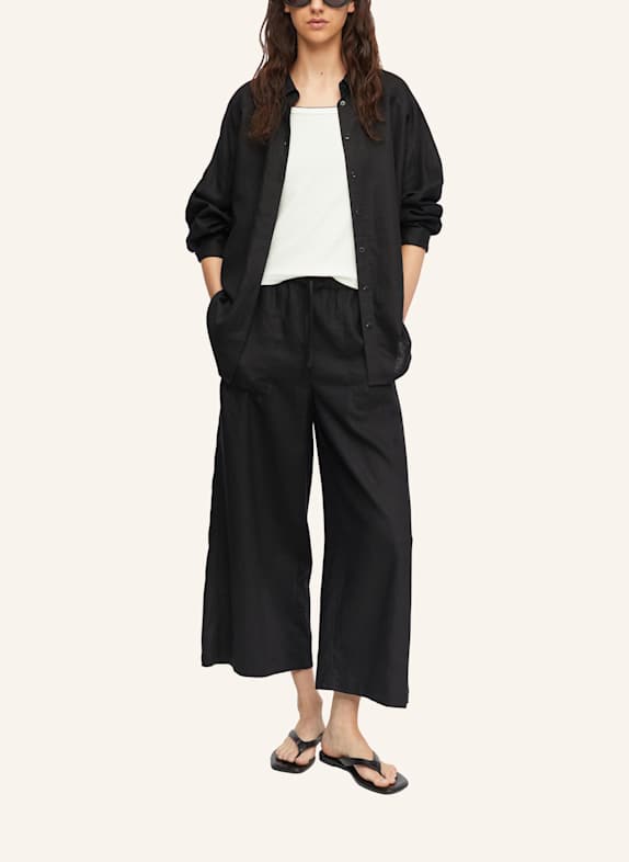 comma Bluse SCHWARZ