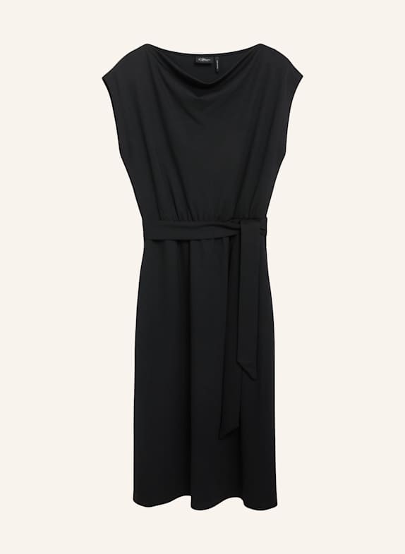 s.Oliver BLACK LABEL Jerseykleid SCHWARZ