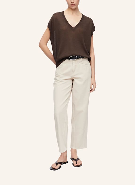 comma Jeans-Hose BEIGE