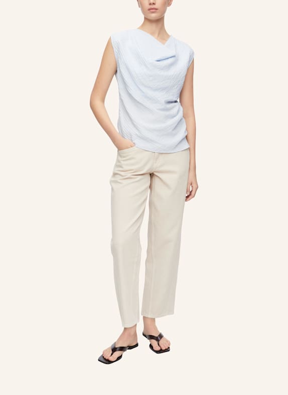 comma Bluse BLAU