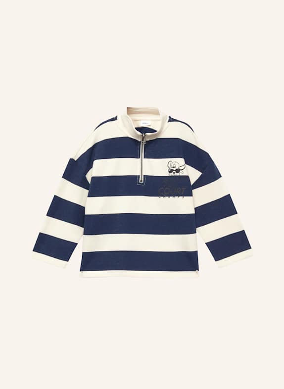 s.Oliver Sweatshirt BLAU/ CREME