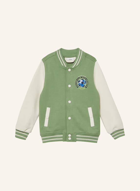 s.Oliver Sweatshirt Jacke GRÜN