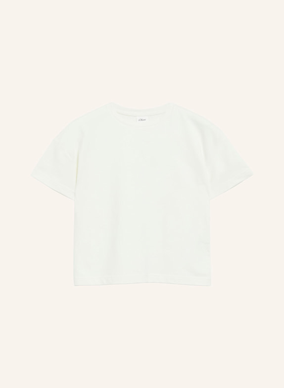 s.Oliver T-Shirt CREME/ WEISS