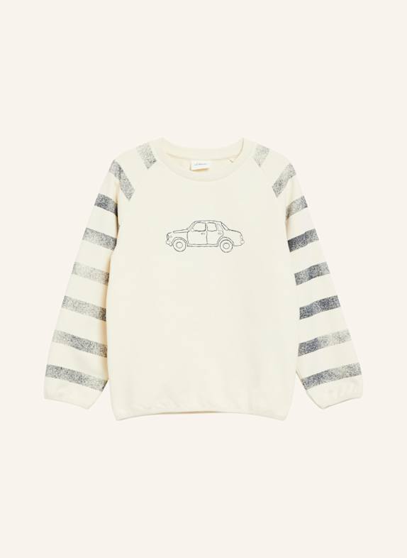 s.Oliver Sweatshirt CREME/ WEISS