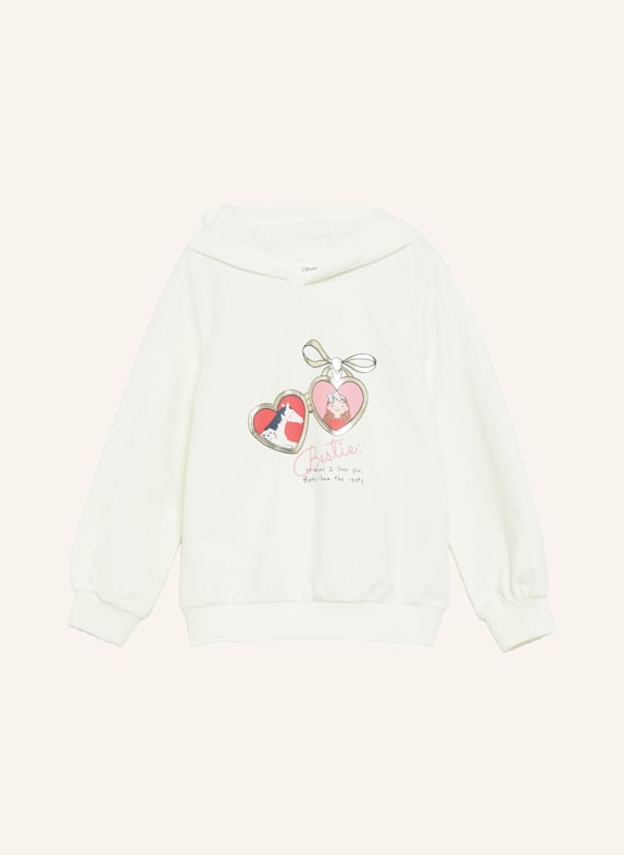 s.Oliver RED Hoodie CREME/ WEISS