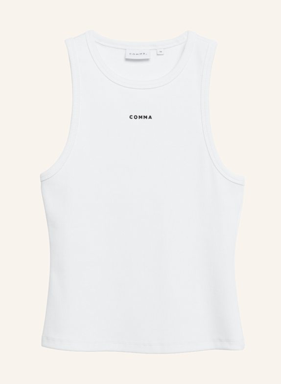 comma T-Shirt WEISS