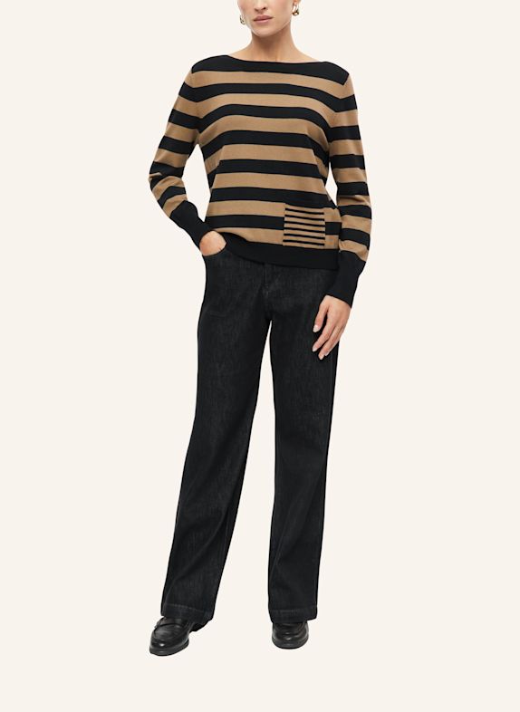 s.Oliver Strickpullover BRAUN / SCHWARZ