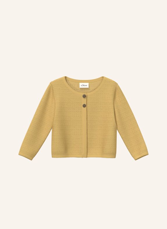 s.Oliver Strickjacke GELB