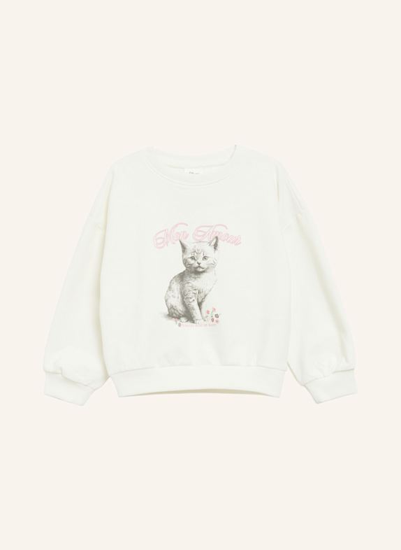 s.Oliver Sweatshirt CREME/ WEISS