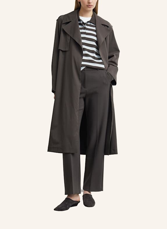 comma T-Shirt BRAUN/ WEISS