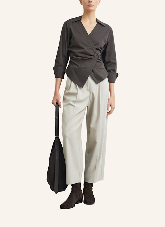 COMMA Wickelbluse BRAUN