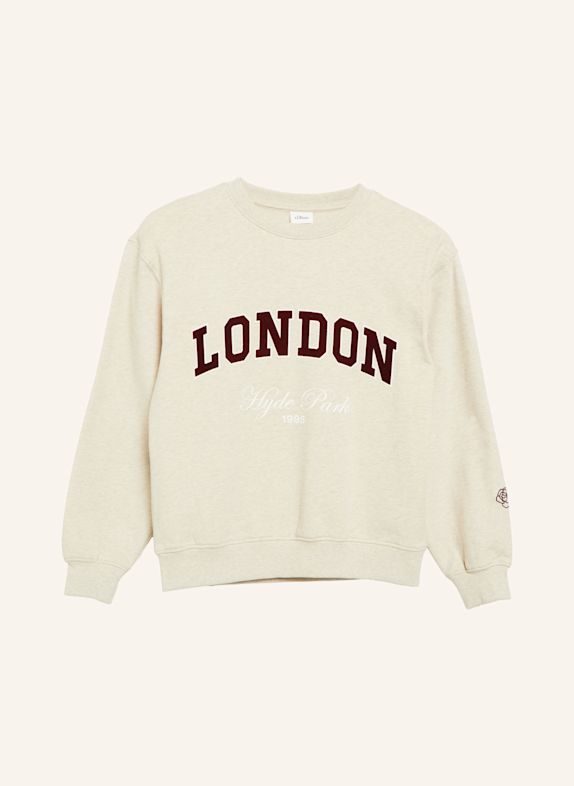 s.Oliver Sweatshirt BEIGE