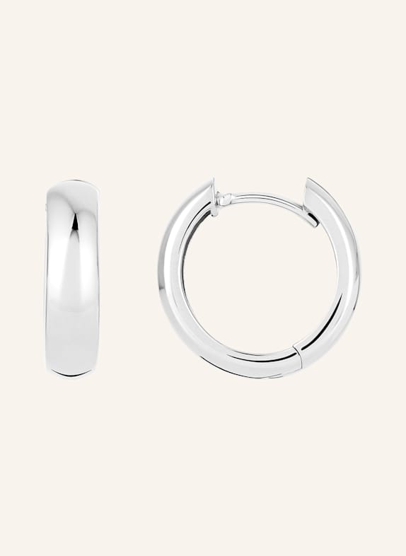 WEMPE Fine Jewelry Creole BASICS WEISSGOLD