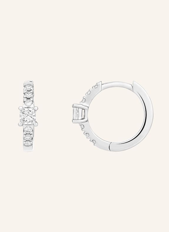 WEMPE Fine Jewelry Creole MINIMALISM WEISSGOLD