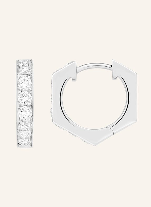 WEMPE Fine Jewelry Creole TWIST WEISSGOLD