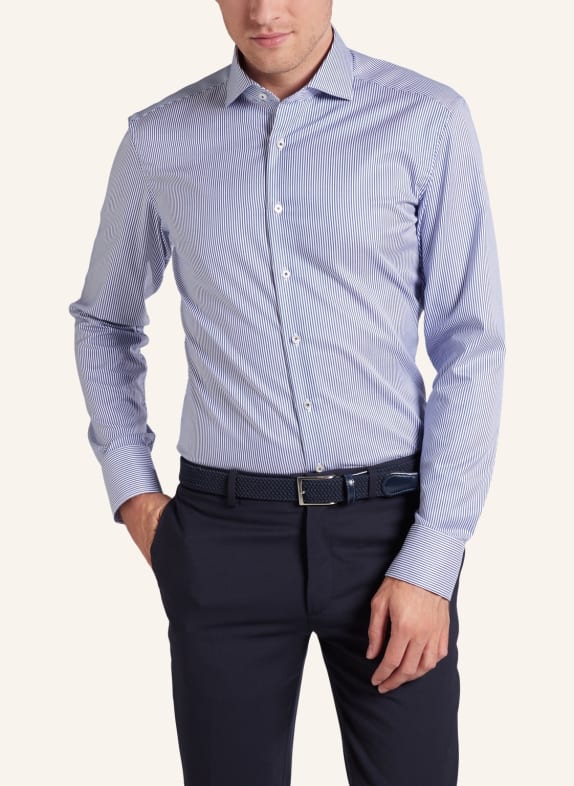 1863 by ETERNA Hemd SLIM FIT BLAU