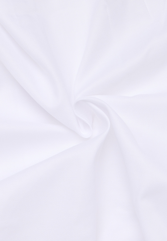 ETERNA Piqué-Hemd Comfort Fit WEISS