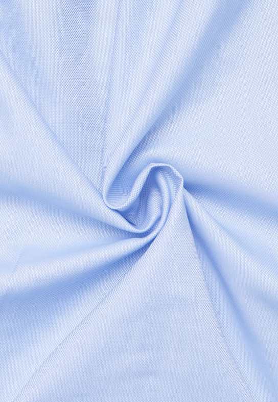 ETERNA Piqué-Hemd Comfort Fit HELLBLAU