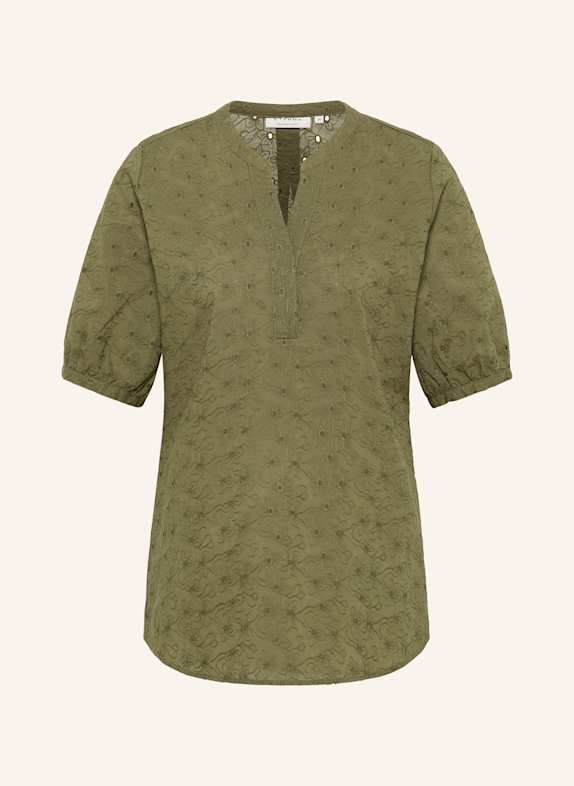 ETERNA Bluse REGULAR FIT OLIV