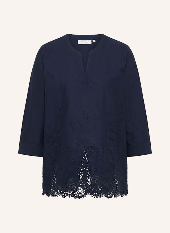 ETERNA Bluse LOOSE FIT DUNKELBLAU