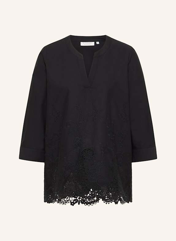 ETERNA Bluse LOOSE FIT SCHWARZ