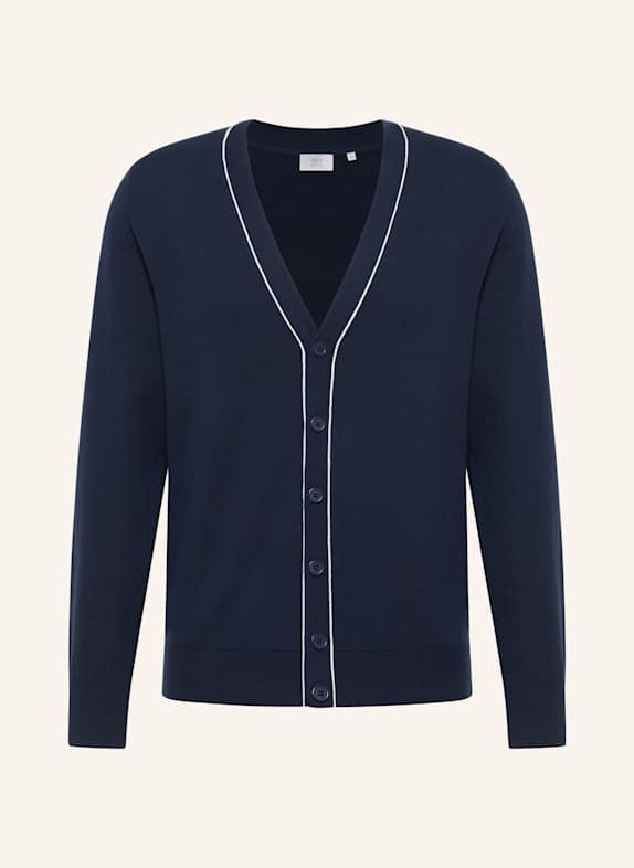 1863 by ETERNA 1863 by ETERNA unifarbener Herren-Cardigan DUNKELBLAU