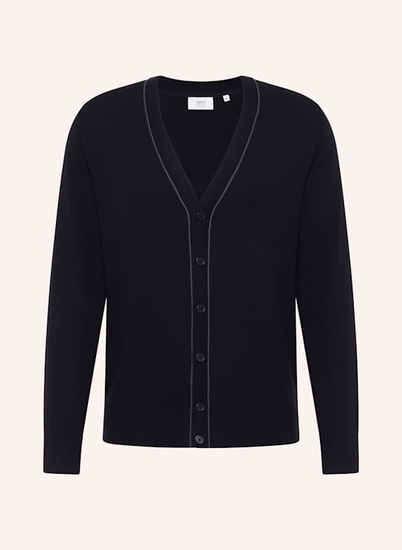 1863 by ETERNA 1863 by ETERNA unifarbener Herren-Cardigan SCHWARZ