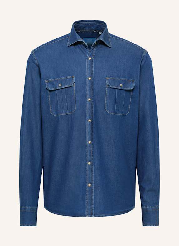1863 by ETERNA Hemd MODERN FIT BLAU