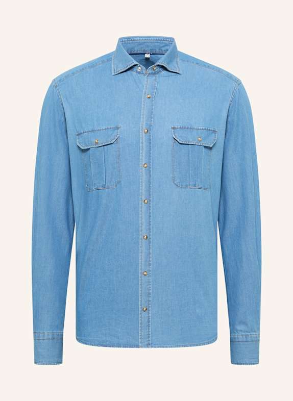 1863 by ETERNA Hemd MODERN FIT BLAU