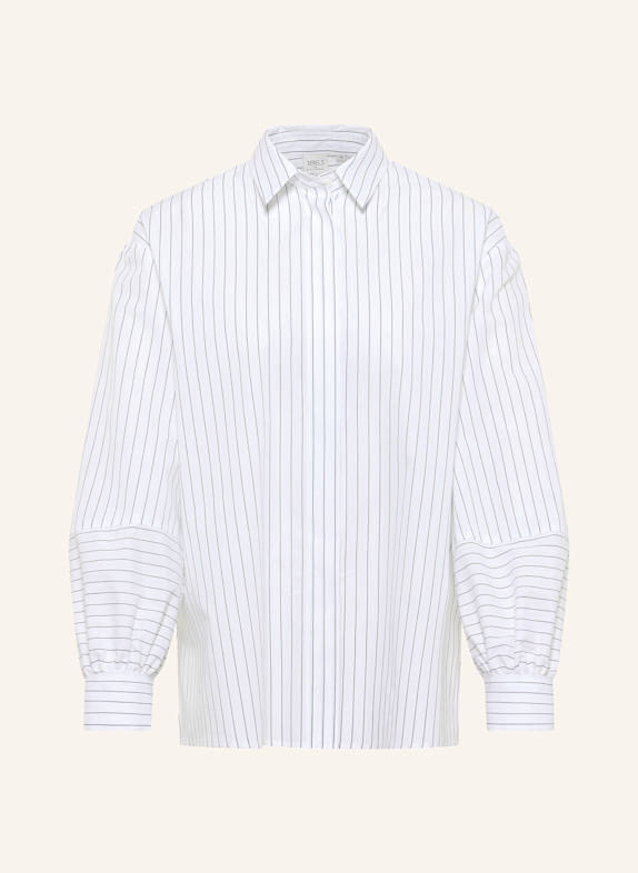 1863 by ETERNA Bluse OVERSIZE FIT WEISS/ SCHWARZ