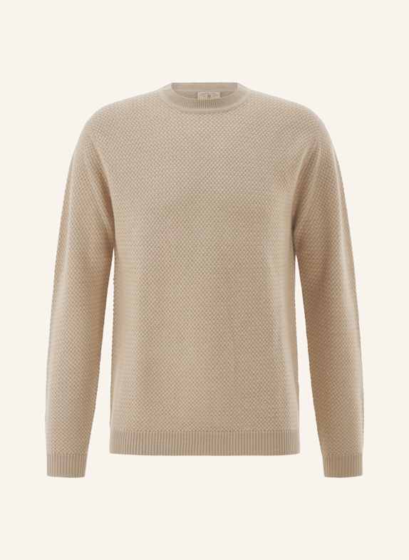 CG - CLUB of GENTS Strick CG Bo Slim Fit BEIGE