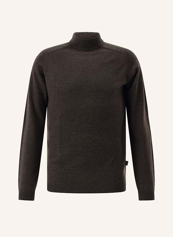 CG - CLUB of GENTS Strick CG Bertie Slim Fit DUNKELBRAUN