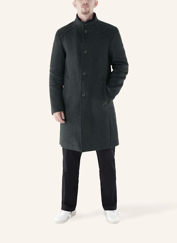 CG - CLUB of GENTS Mantel CG Mats Slim Fit DUNKELGRAU