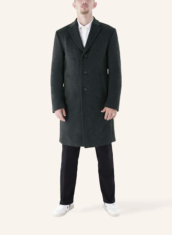 CG - CLUB of GENTS Mantel CG Manfred Slim Fit DUNKELGRAU