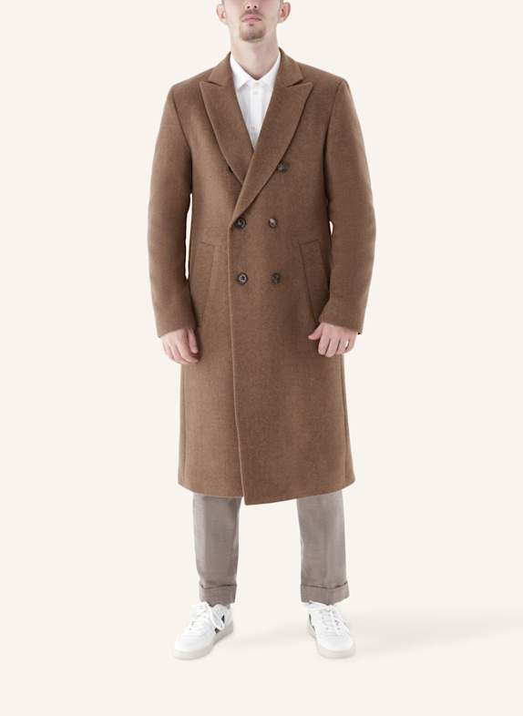 CG - CLUB of GENTS Mantel CG Malton BV Slim Fit BRAUN