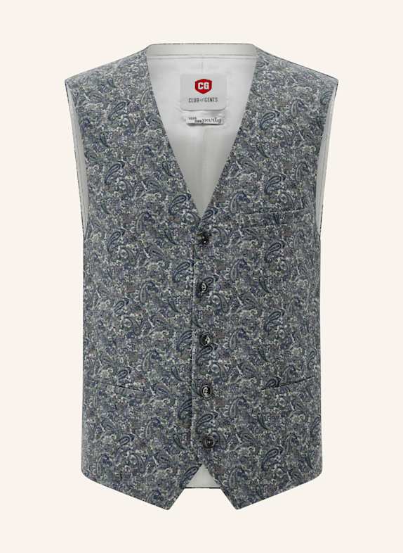 CG - CLUB of GENTS Weste CG Plum-J Slim Fit TÜRKIS