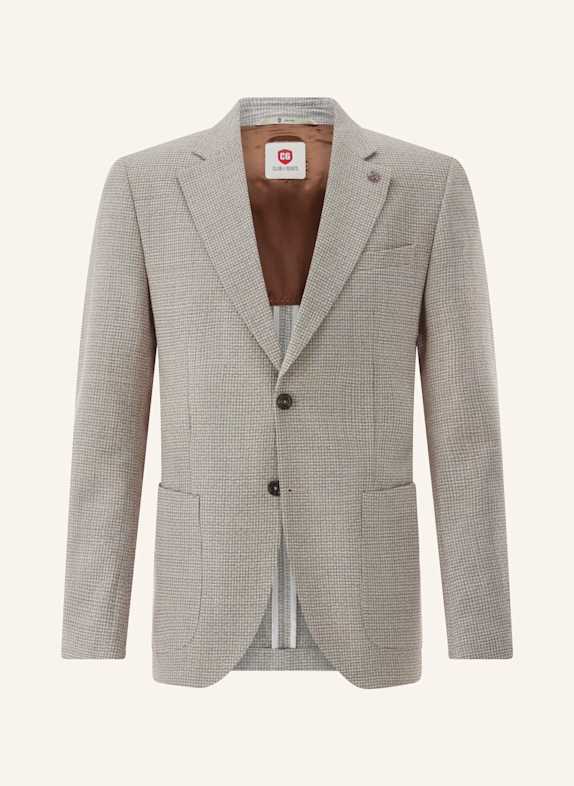 CG - CLUB of GENTS Sakko CG Glen SV Slim Fit HELLBRAUN