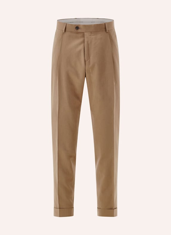 CARL GROSS BLACK LINE Hose CG Tillo Modern Fit HELLBRAUN