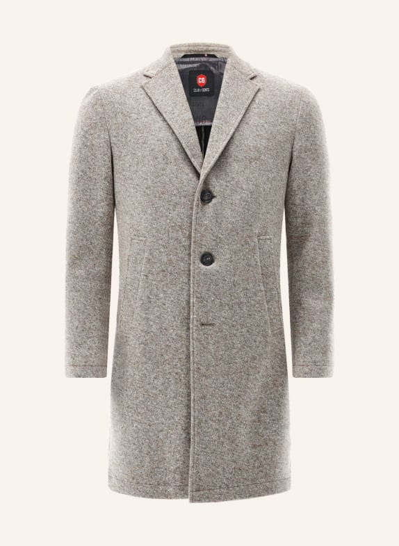 CG - CLUB of GENTS Mantel CG Marcus-J BV Tailored Fit HELLBRAUN