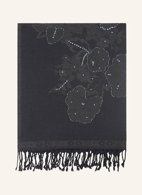 GERARD DAREL Schal ROSETTA SCHWARZ
