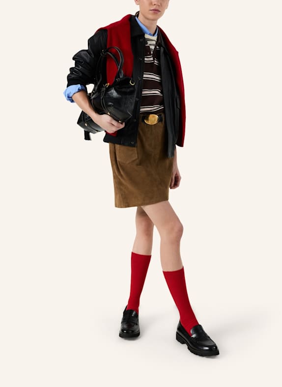 GERARD DAREL Leder JEMIMA TAUPE