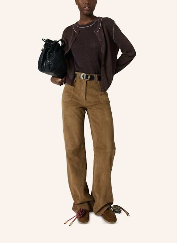 GERARD DAREL Strickjacke LORYS BRAUN