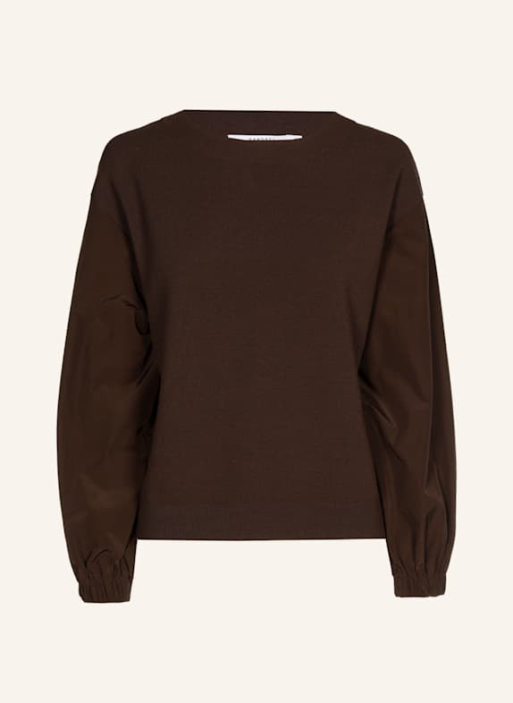 XANDRES Pullover AHLEM DUNKELBRAUN/ BRAUN